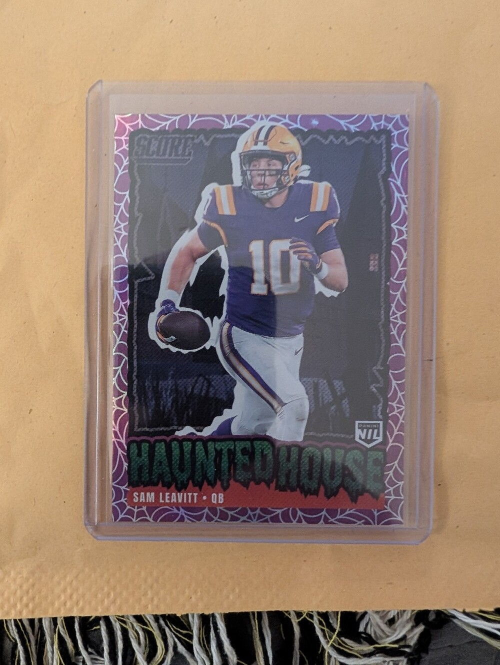 Sam Leavitt 2026 Panini Score A Treat- Holo Web SSP#234